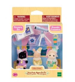 CALICO CRITTERS - AMIS DE LA GARDERIE -TRIO DE SOIRÉE PYJAMA